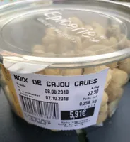Noix de cajou crues