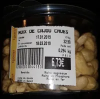 Noix de cajou crues