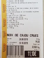 Noix de cajou crues