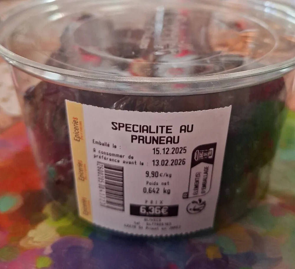 Spécialité Au Pruneau