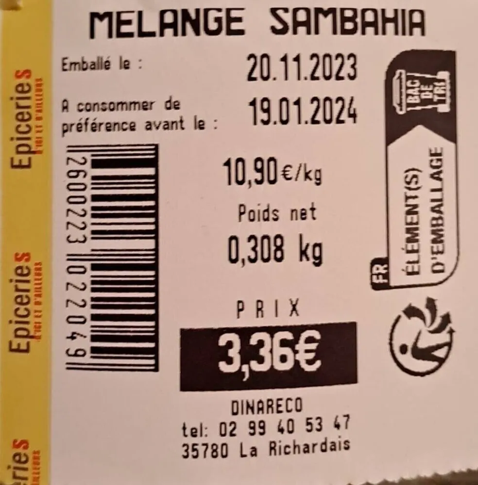 Mélange Sambahia
