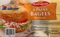 4 Pains bagels au sésame