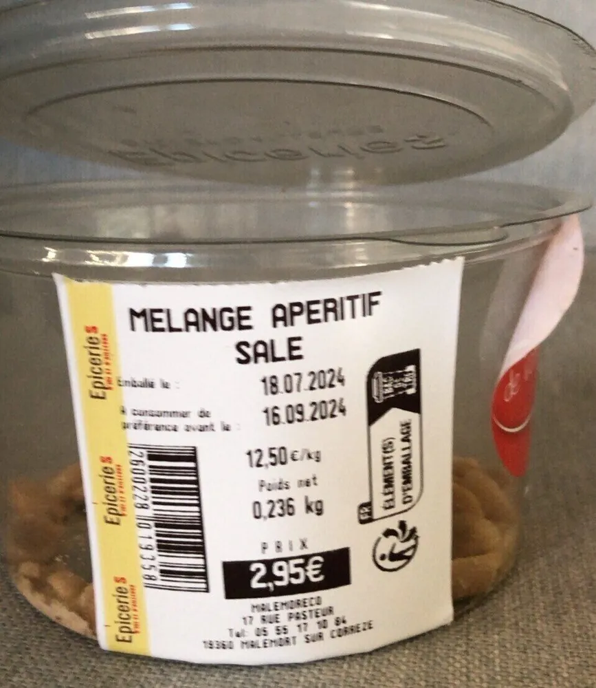 Mélange apéritif salé