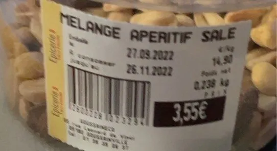 Melange aperitif sale