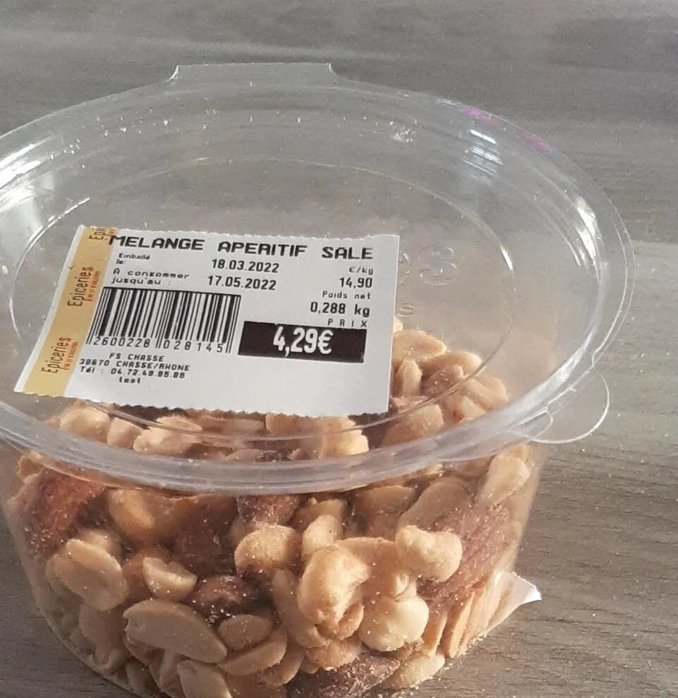 Mélange apéritif salé