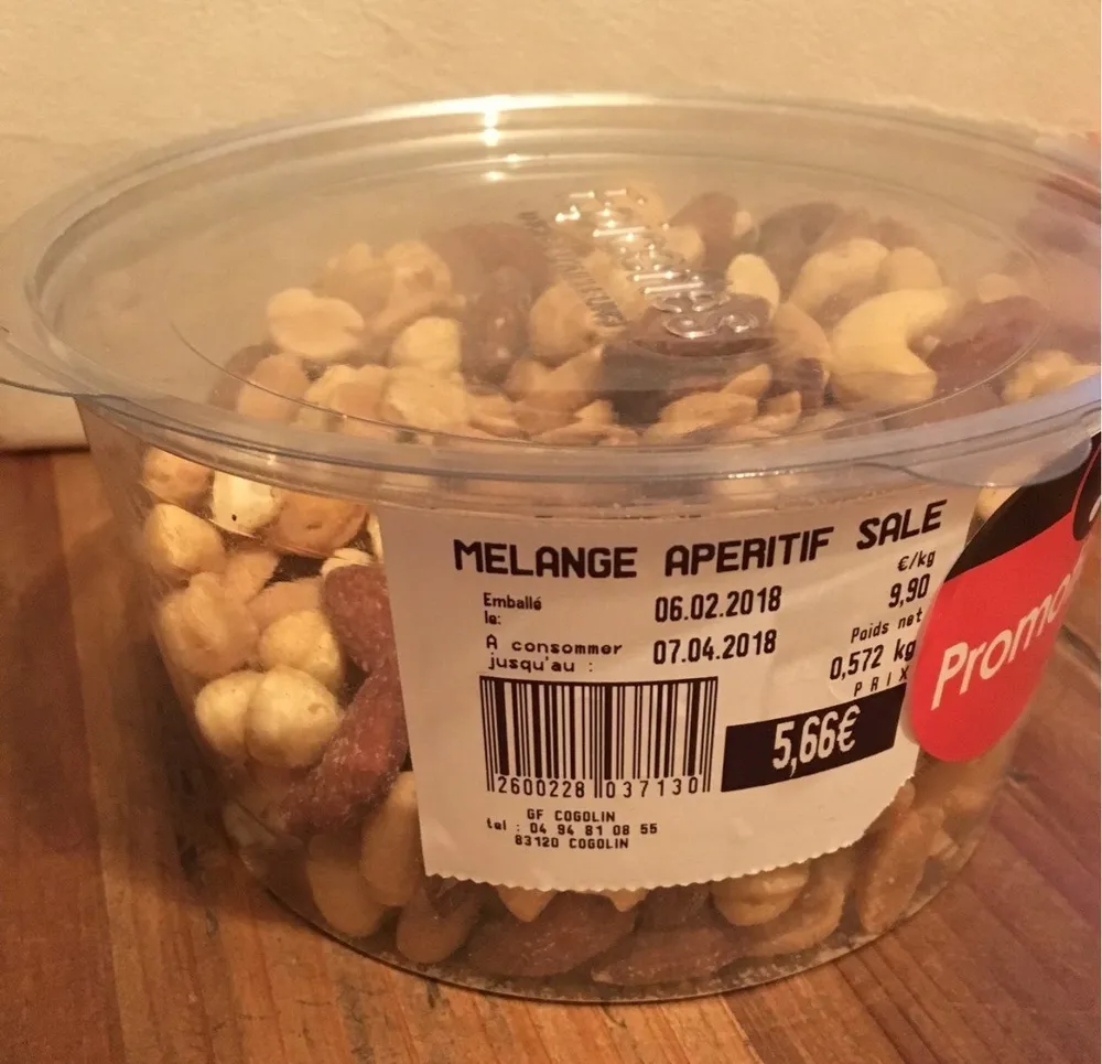 Mélange apéritif salé