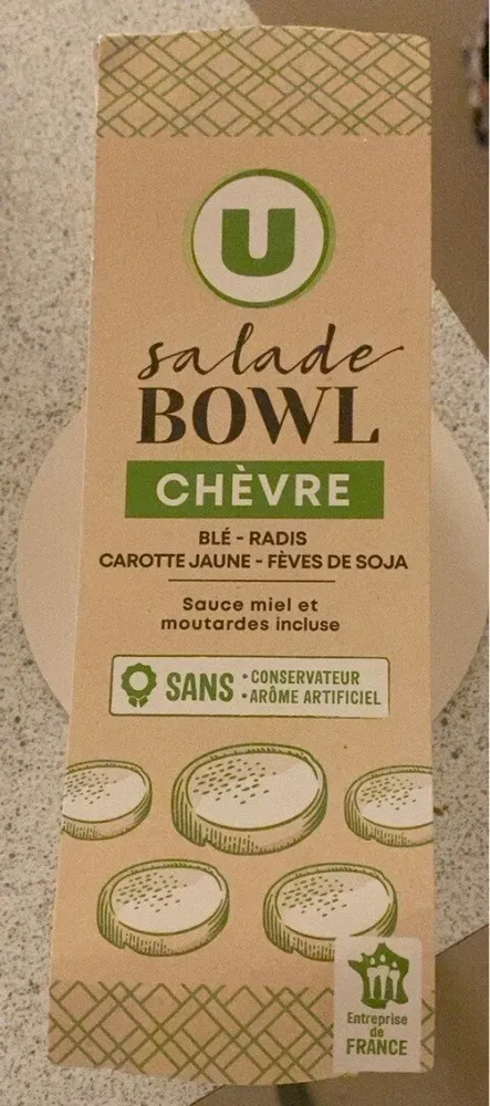 Salade bowl chevre