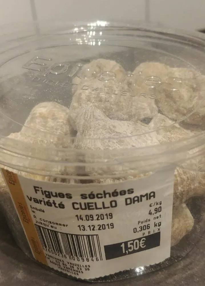 Figues séchées cuello dama