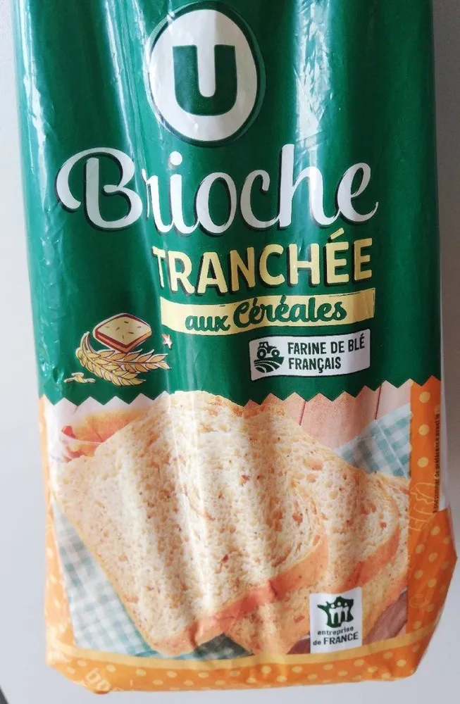 Brioche tranchée aux céréales