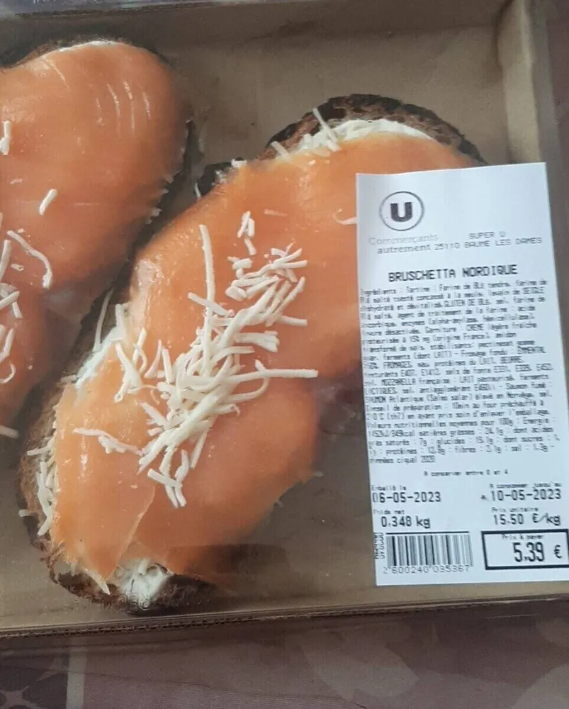 Bruschetta nordique