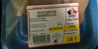 Poulet nourri sans OGM inferieur a 0,9%