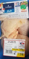 2 cuisses de poulet nourri sans ogm