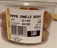 Pomme cannelle déshydratée