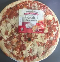 Pizza poulet basquaise