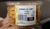 Amandes au curry