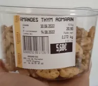 Amandes thym romarin