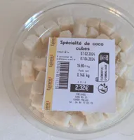 Spécialité de coco cubes