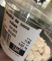 Specialité de coco cubes