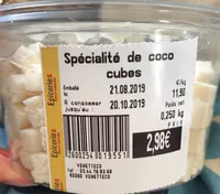 Specialites de coco cubes