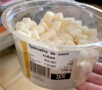 Specialité de coco cube