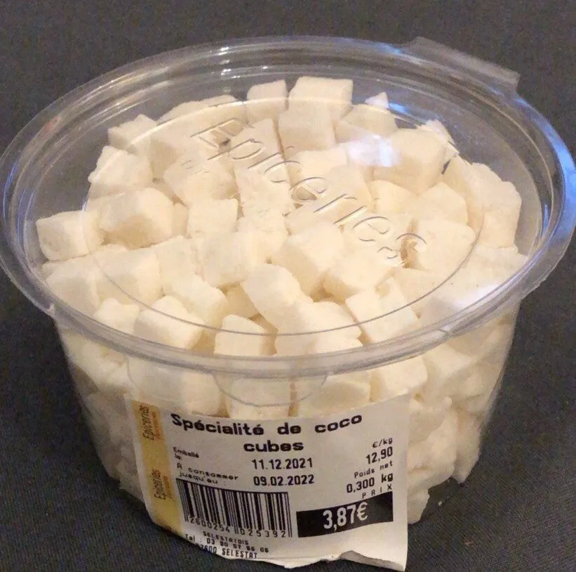 Spécialister de coco cube