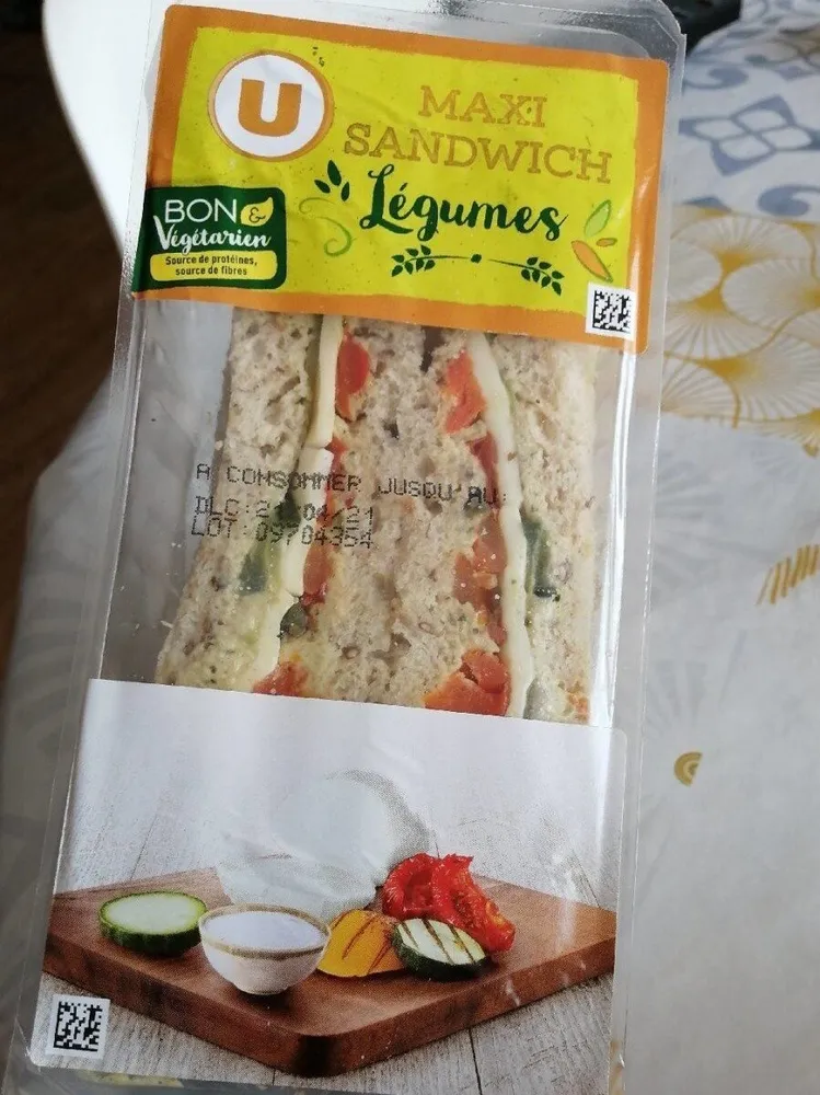 Maxi sandwich legumes