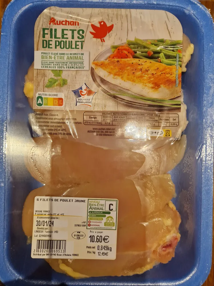 Filets de Poulet