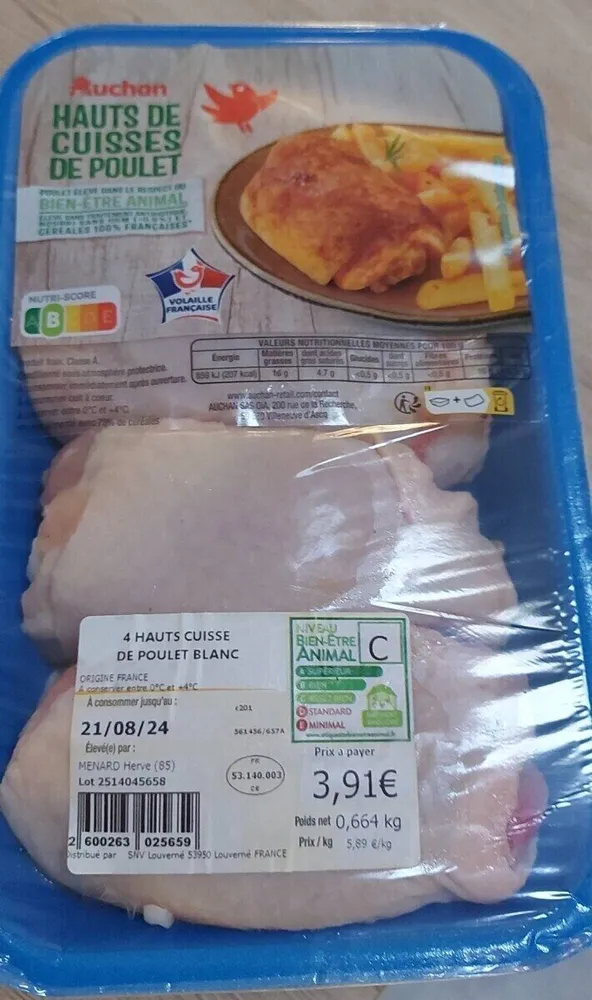 Hauts de cuisse Auchan