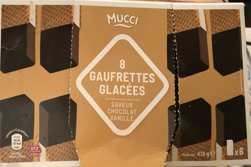 Gaufrette glacee