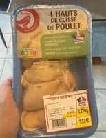 4 hauts de cuisse de poulet