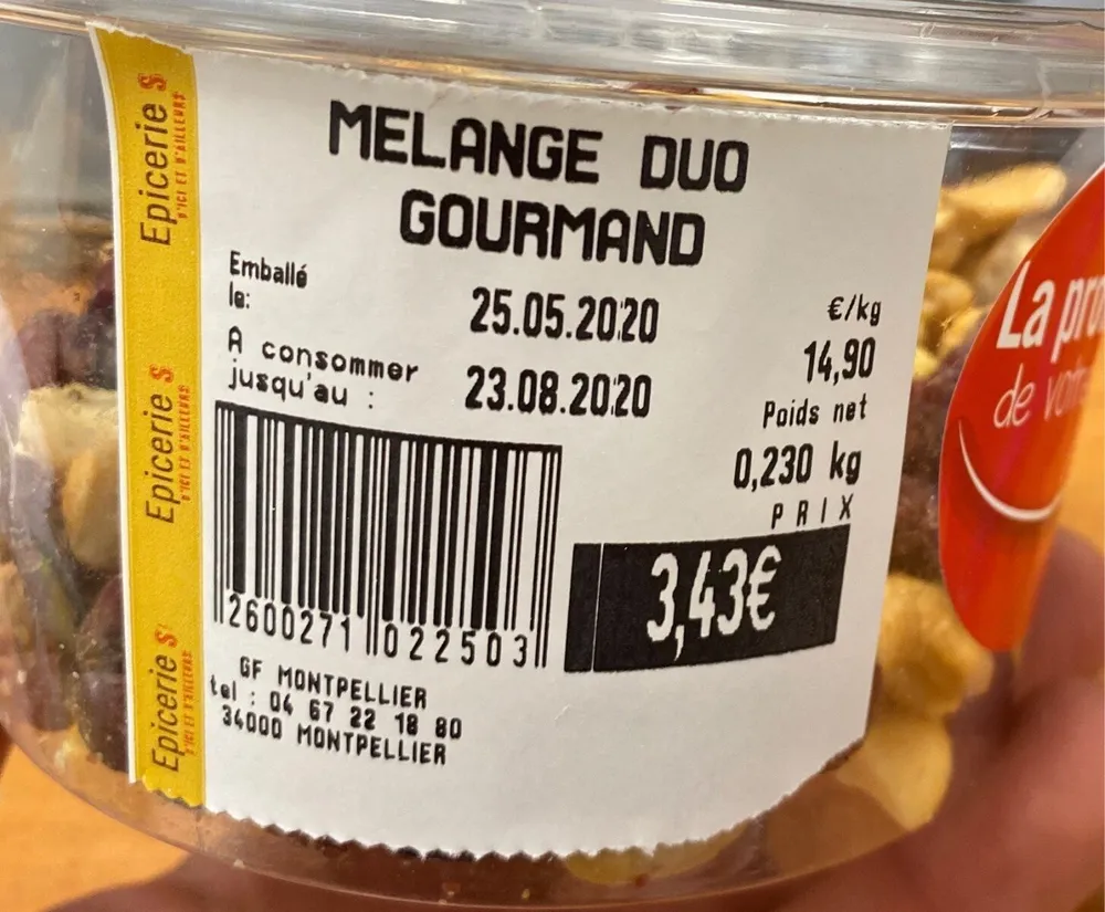 Melange duo gourmand