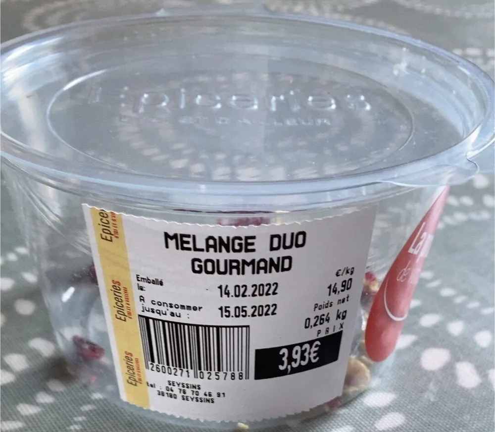 Mélange duo gourmand