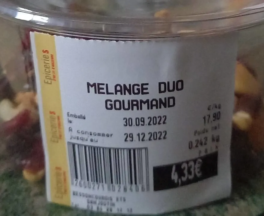 Mélange duo gourmand