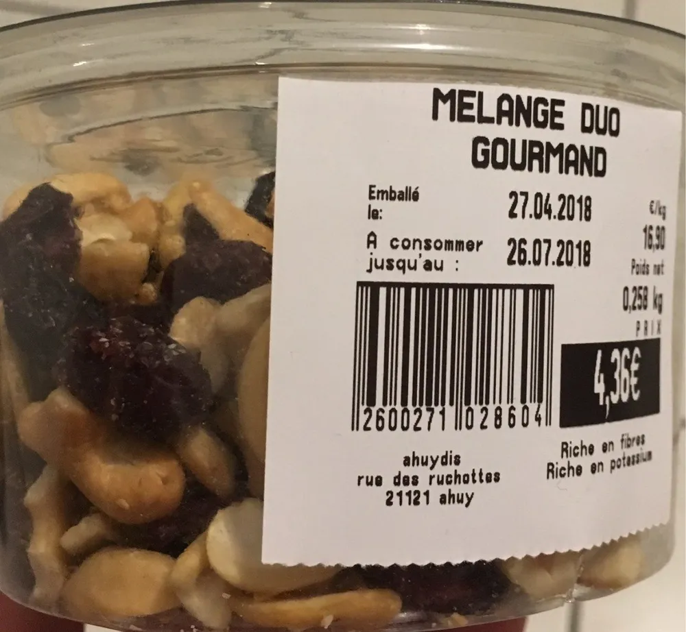 Melange duo gourmand