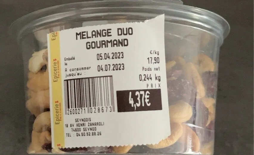 Melange duo gourmand