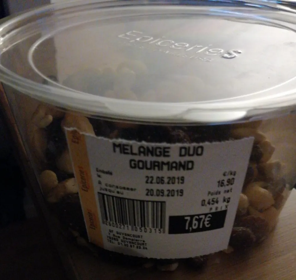 Mélange Duo Gourmand Grand Frais