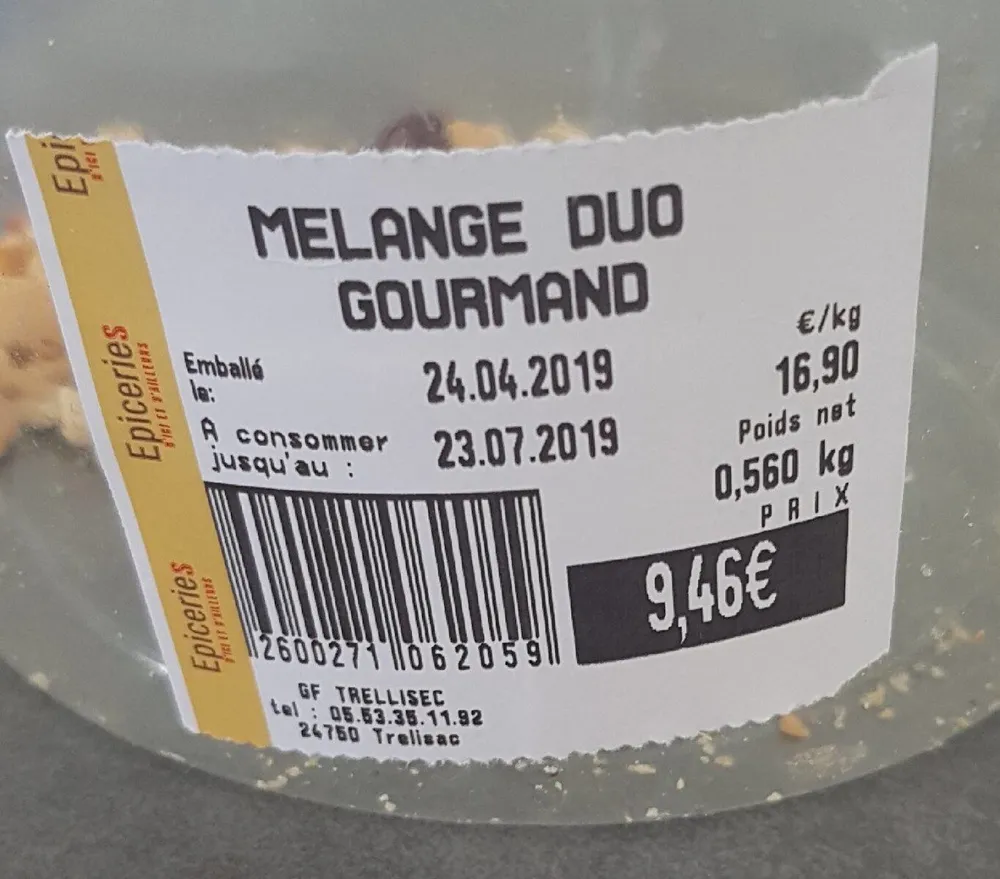 Mélange duo gourmand