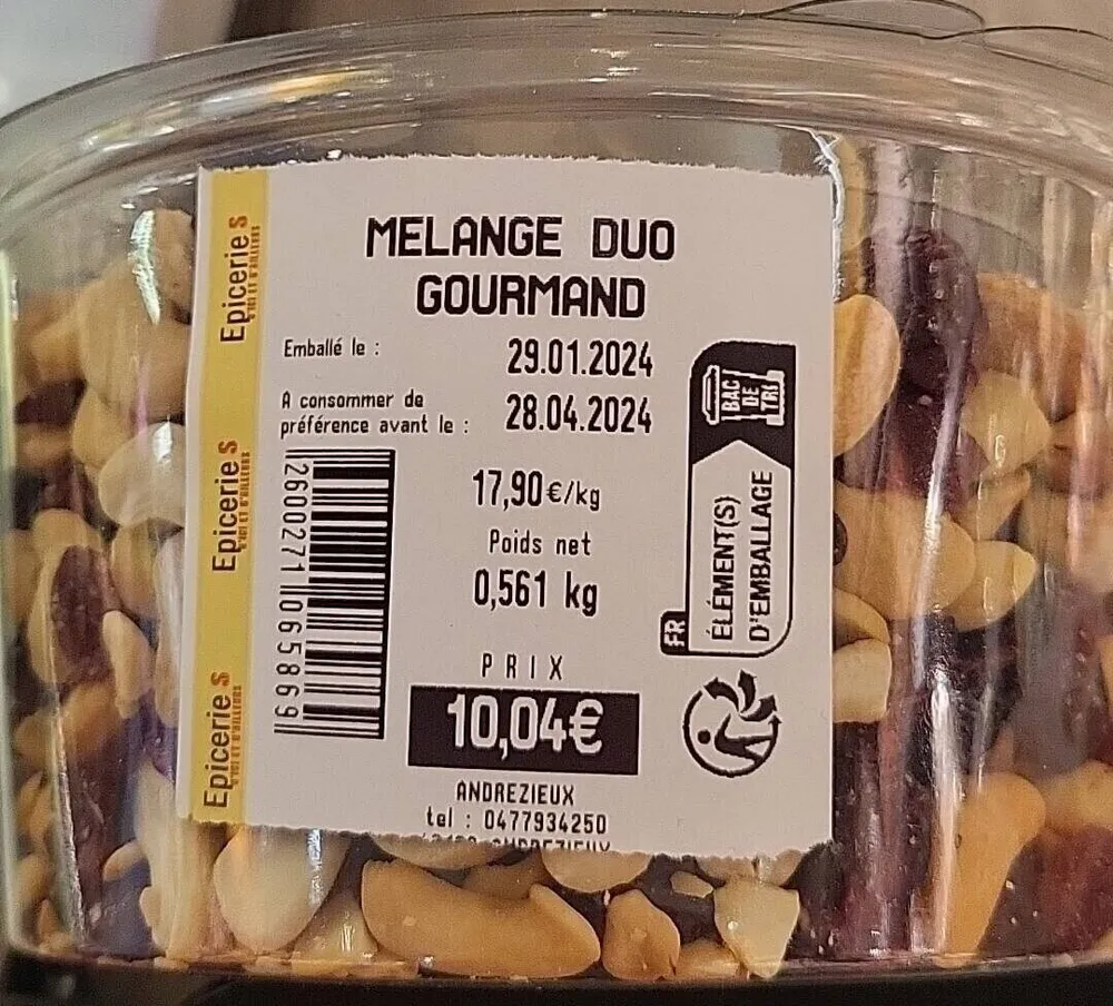 Mélange duo gourmand