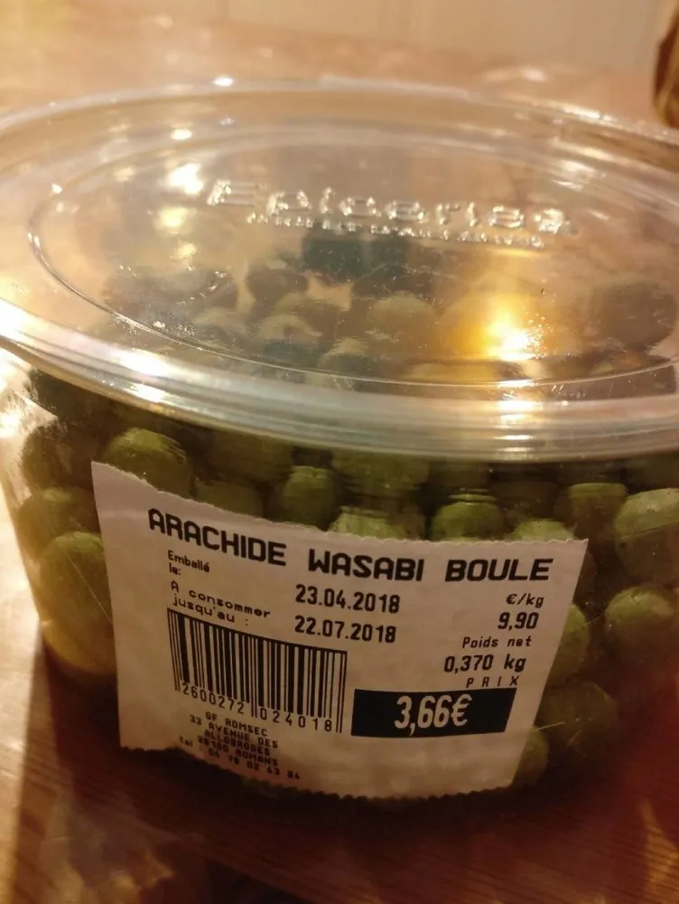 Arachide wasabi boule