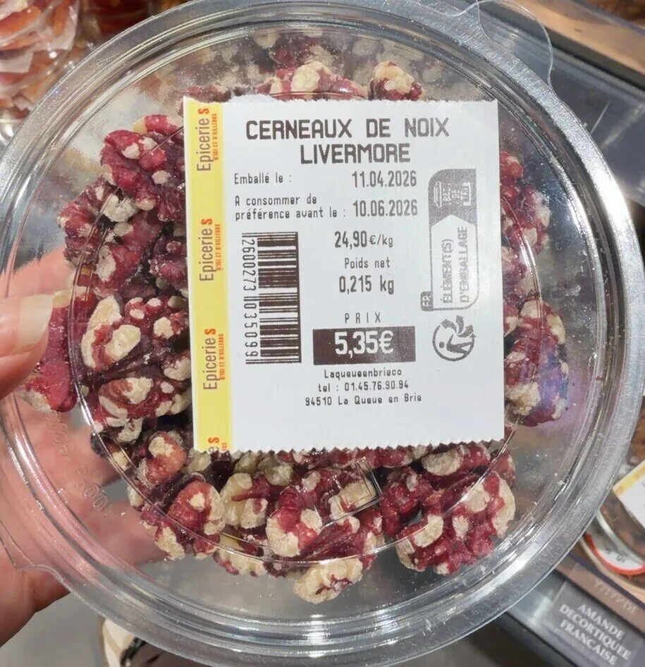 Cernesux de noix Livermore