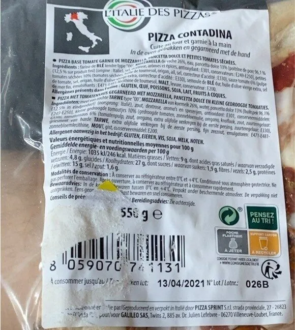 Pizza contadina