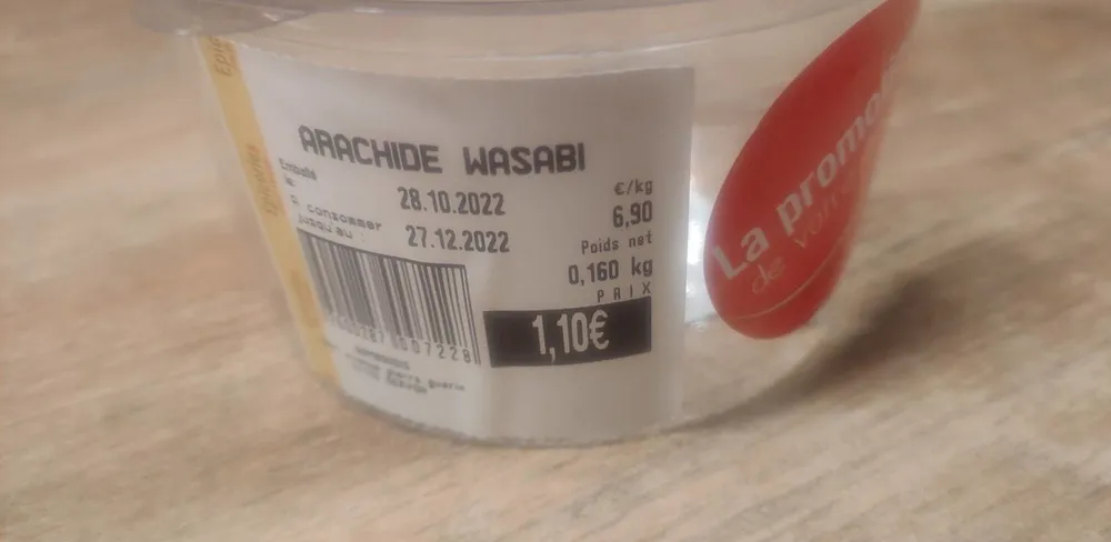 Arachide wasabi