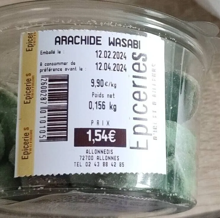 Arachides wasabi