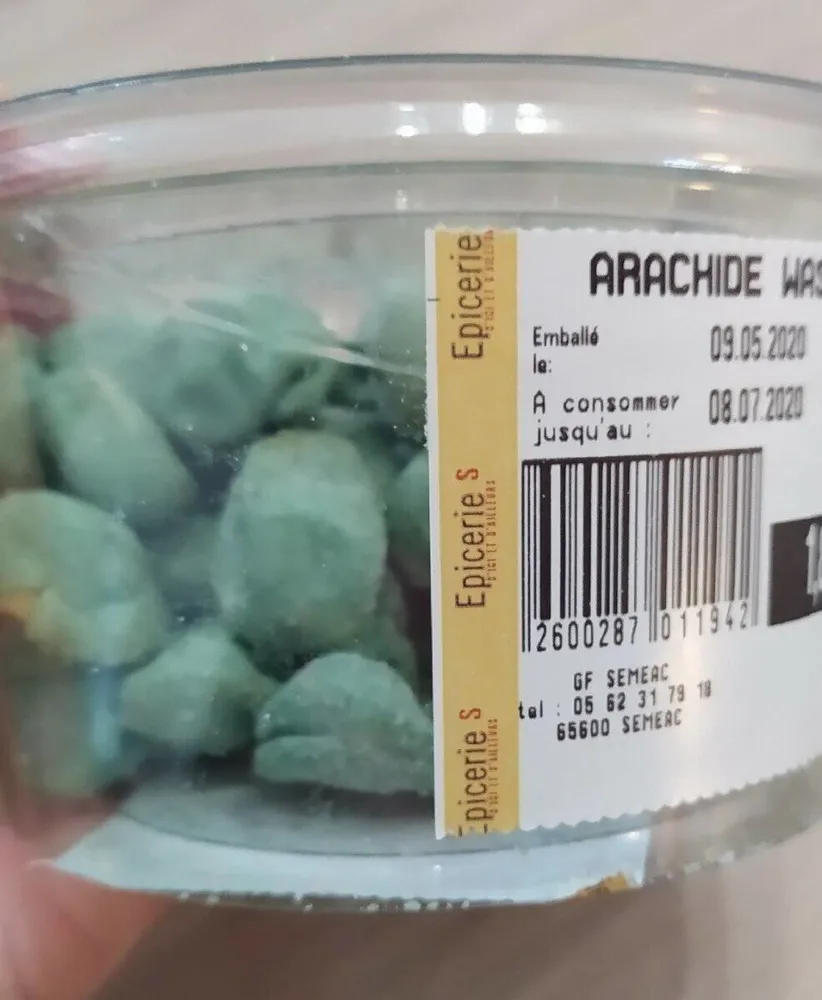 Arachide au wasaby