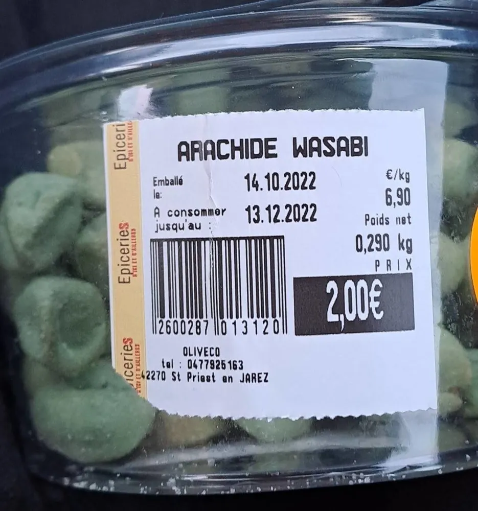 Arachide wasabi