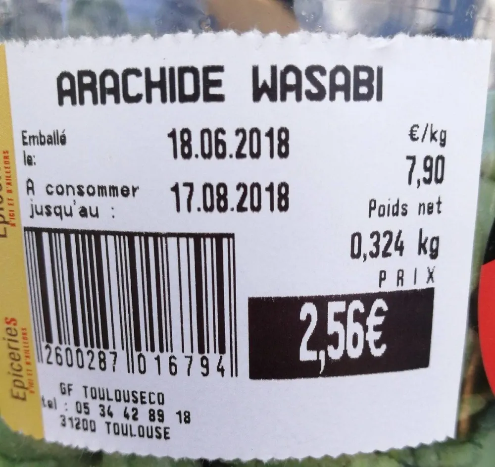 Arachides wasabi