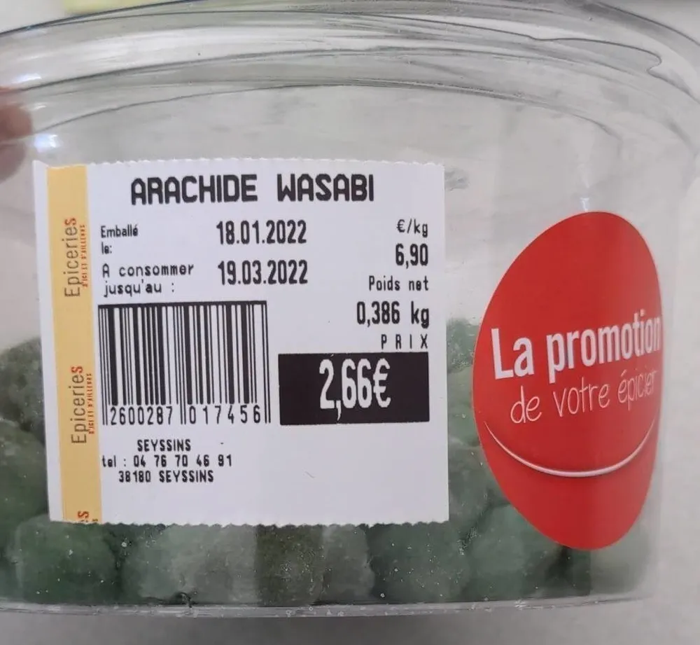 Arachide wasabi