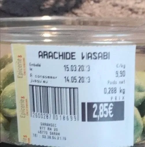 Arachide wasabi