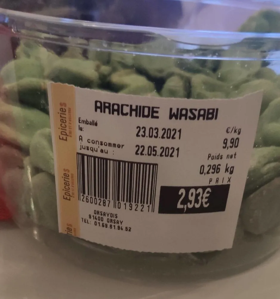 Arachide wasabi