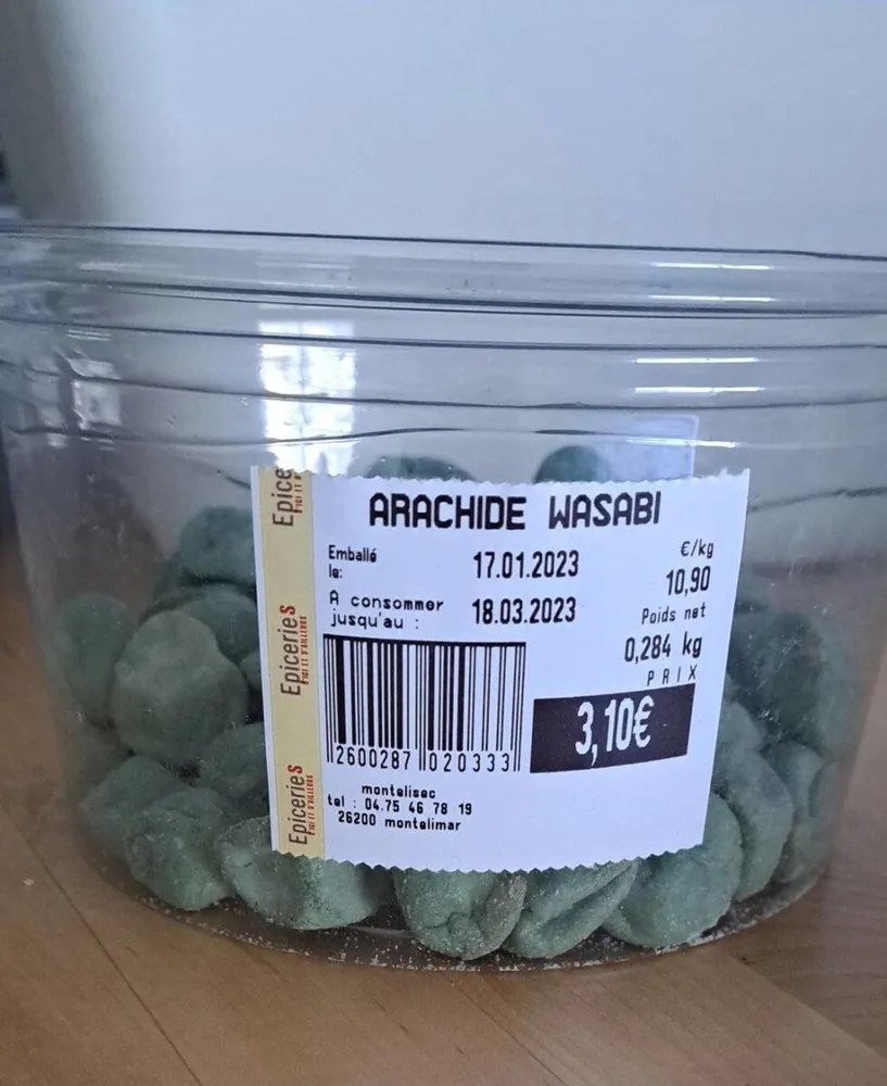 Arachide wasabi